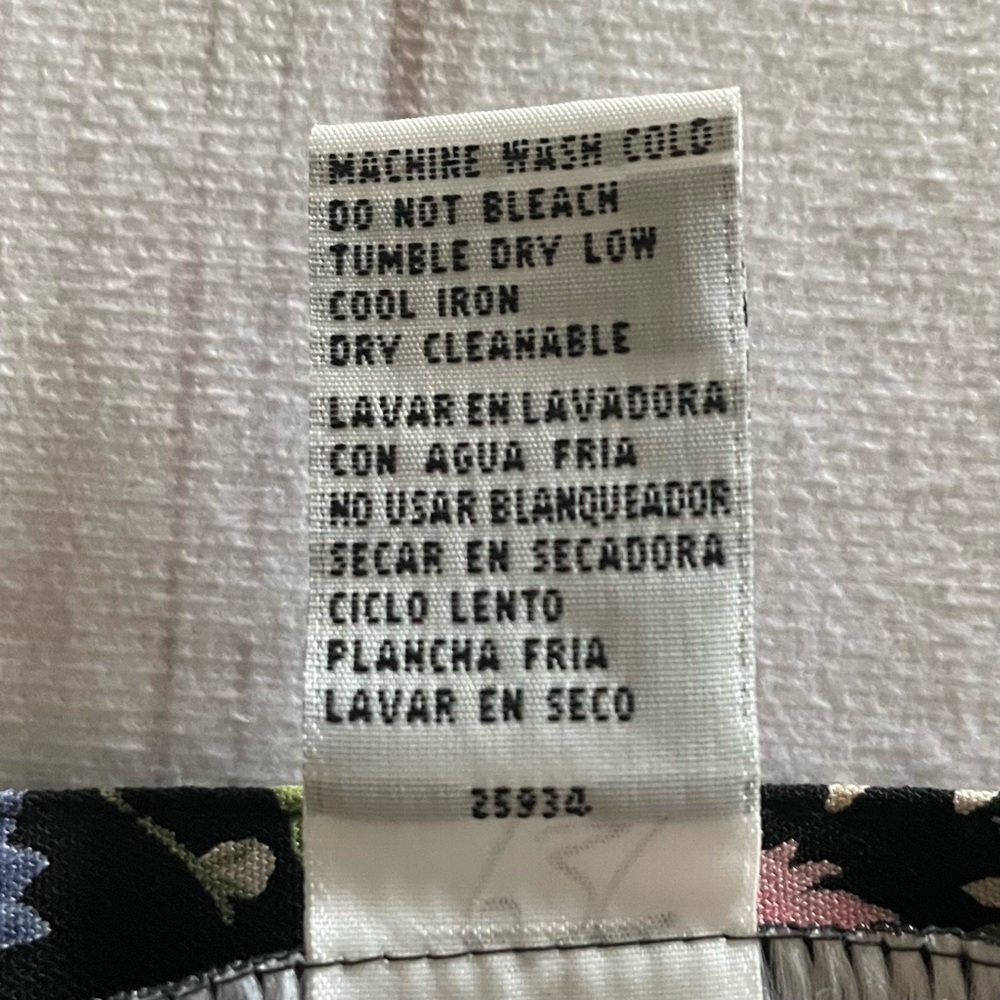 Sag Harbor Long Floral Skirt Women’s M Petite Boho Cottagecore Cabin Earthy EUC - Picture 13 of 13